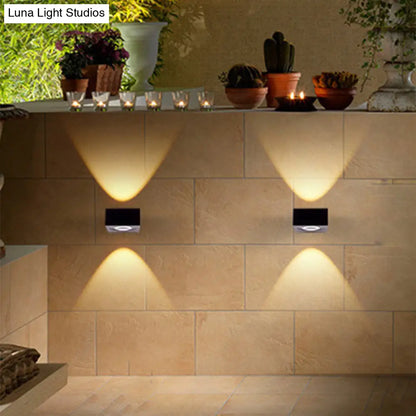 DecorBites™ Modern Aluminum RGB Wall Light - Black/Brushed Silver; Single/Double Sided LED; Ideal for Corridor Lighting