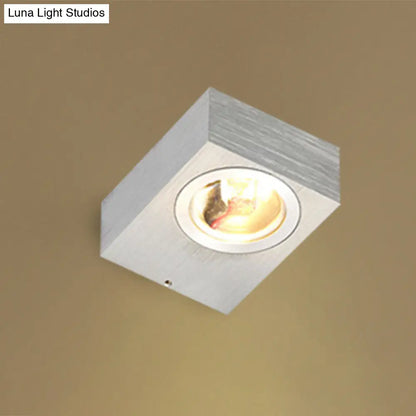 DecorBites™ Modern Aluminum RGB Wall Light - Black/Brushed Silver; Single/Double Sided LED; Ideal for Corridor Lighting