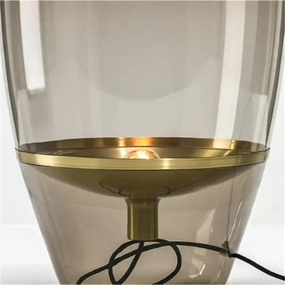Modern amber balloons led glass table lamp for home office
