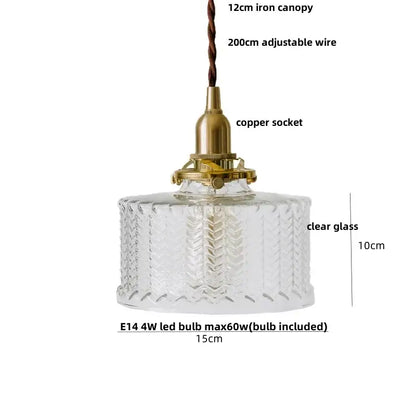 Modern amber glass ball led pendant light for dining room