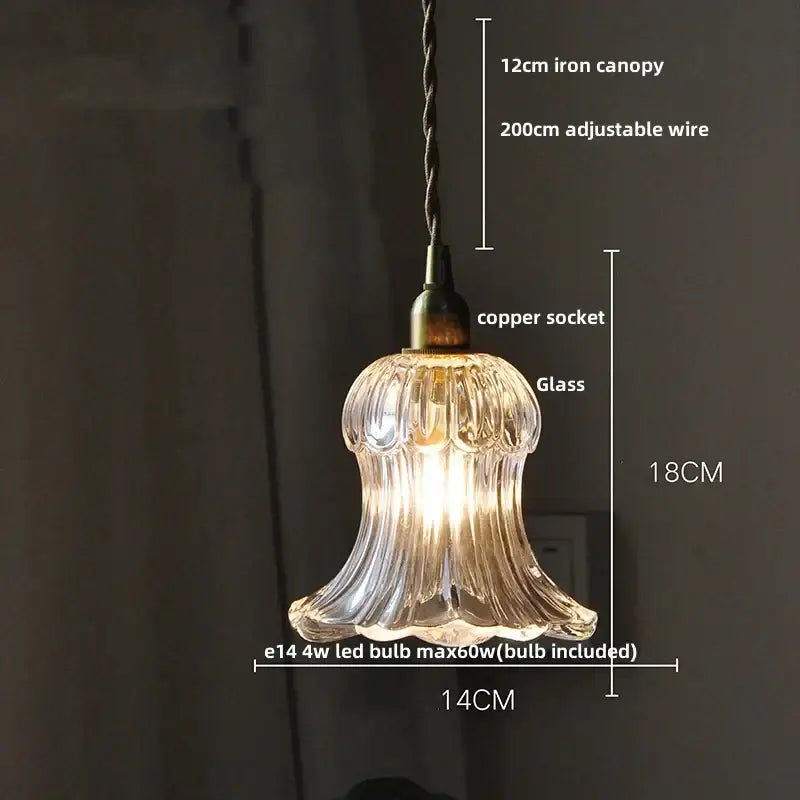 Modern amber glass ball led pendant light for dining room