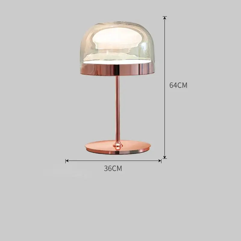 Modern amber glass pendant light dining room copper finish