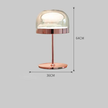 Modern amber glass pendant light dining room copper finish