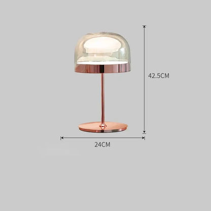 Modern amber glass pendant light dining room copper finish