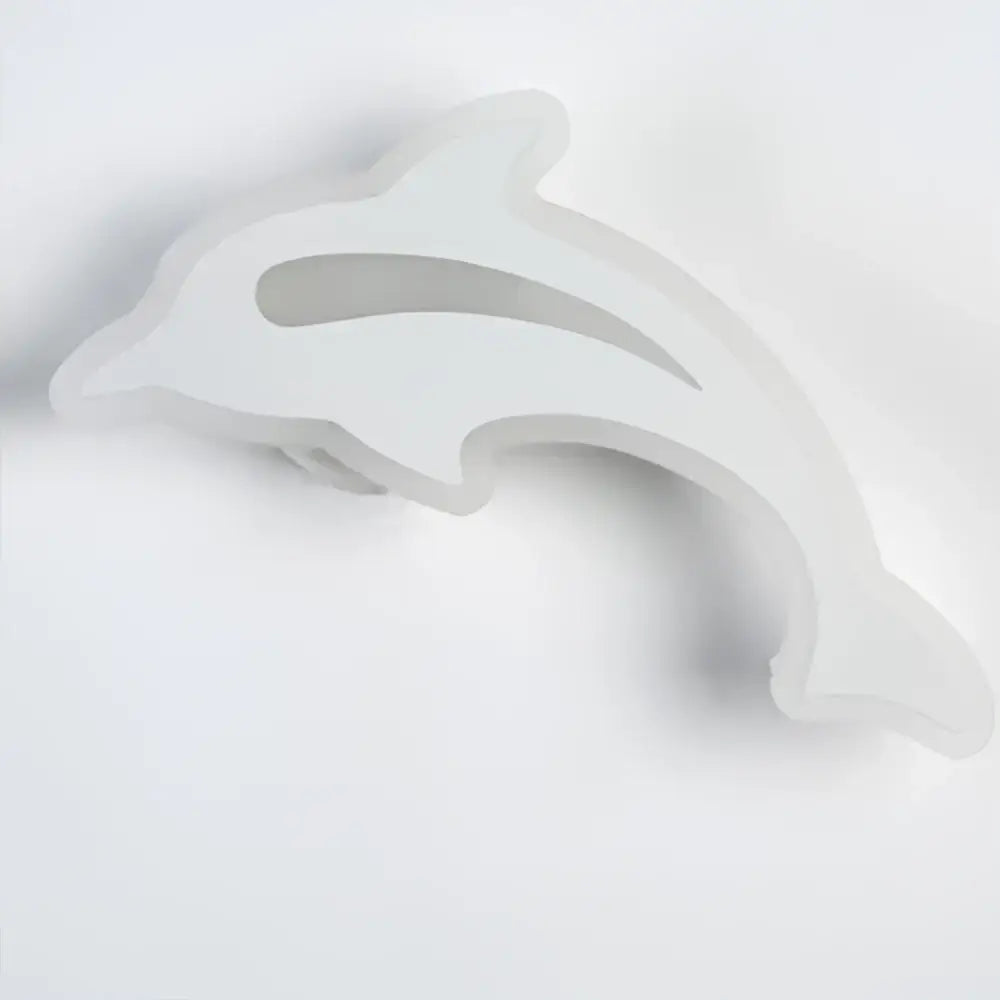 Modern animal acrylic kids led wall light bedroom decor