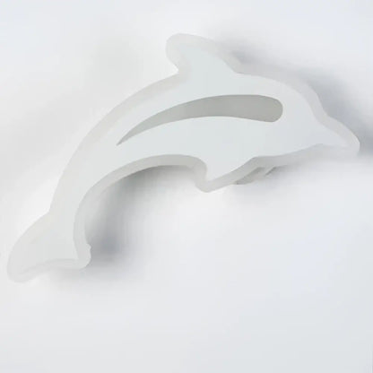 Modern animal acrylic kids led wall light bedroom decor