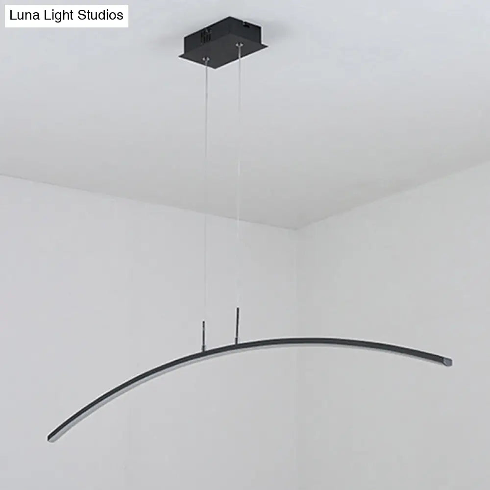 DecorBites™ Modern Arched LED Pendant Light - Acrylic Dining Room Island Lighting
