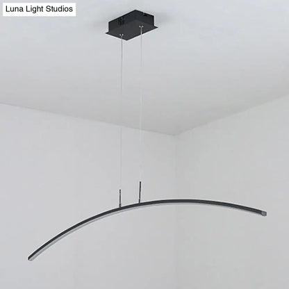 DecorBites™ Modern Arched LED Pendant Light - Acrylic Dining Room Island Lighting
