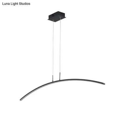 DecorBites™ Modern Arched LED Pendant Light - Acrylic Dining Room Island Lighting