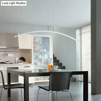DecorBites™ Modern Arched LED Pendant Light - Acrylic Dining Room Island Lighting