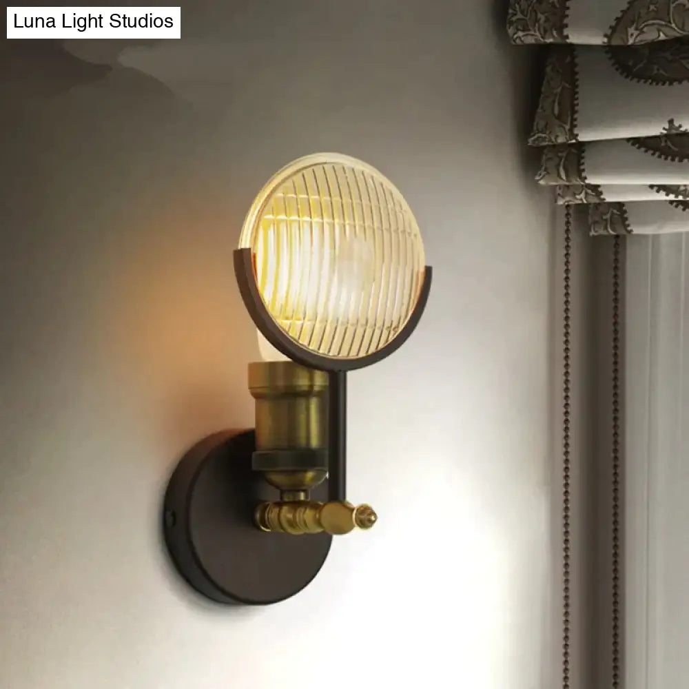 DecorBites™ Modern Art Deco Glass LED Wall Lamp Sconce for Bedroom Foyer lighting Corridor Luminaire E27