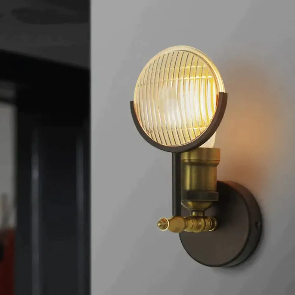 DecorBites™ Modern Art Deco Glass LED Wall Lamp Sconce for Bedroom Foyer lighting Corridor Luminaire E27
