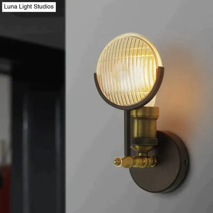 DecorBites™ Modern Art Deco Glass LED Wall Lamp Sconce for Bedroom Foyer lighting Corridor Luminaire E27
