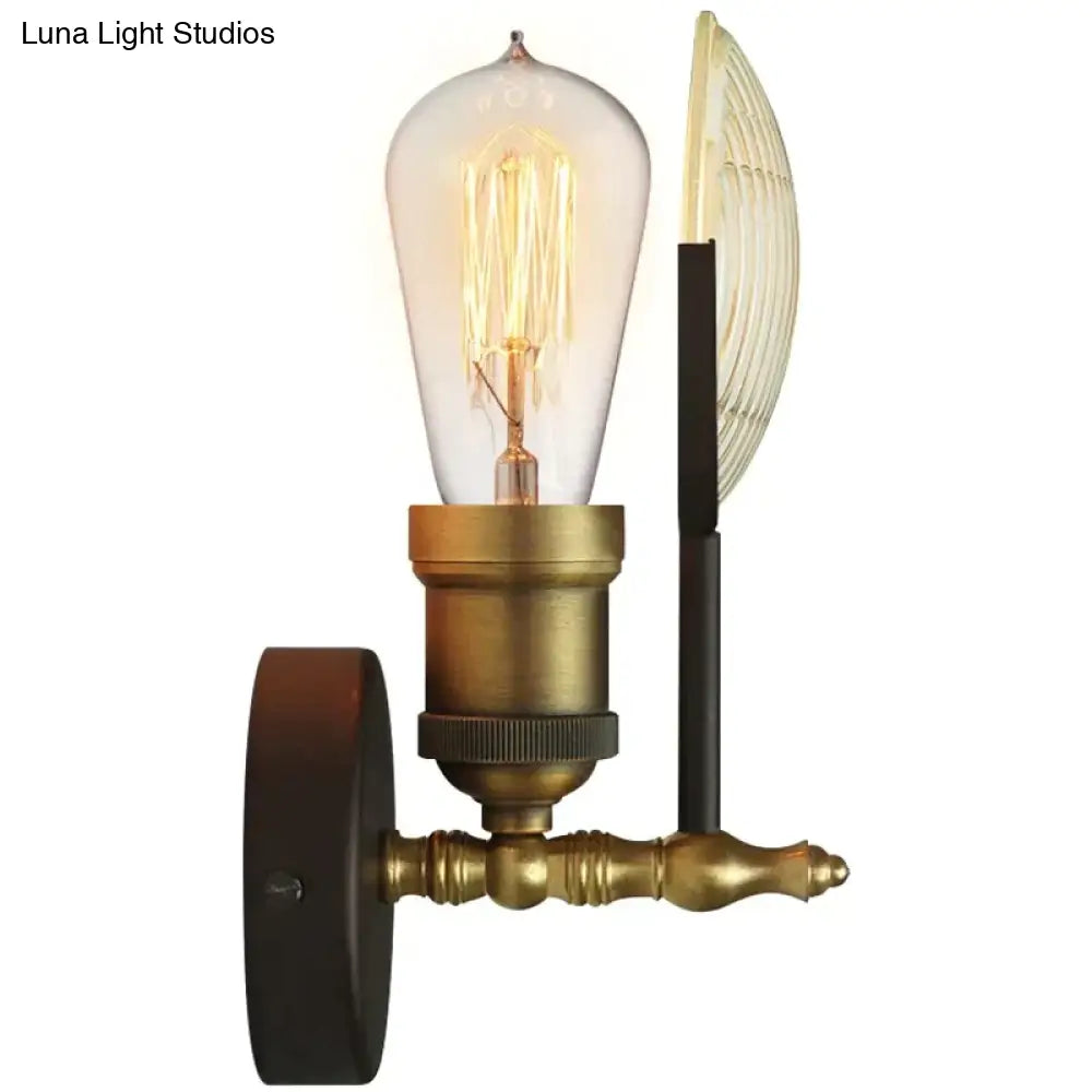 DecorBites™ Modern Art Deco Glass LED Wall Lamp Sconce for Bedroom Foyer lighting Corridor Luminaire E27