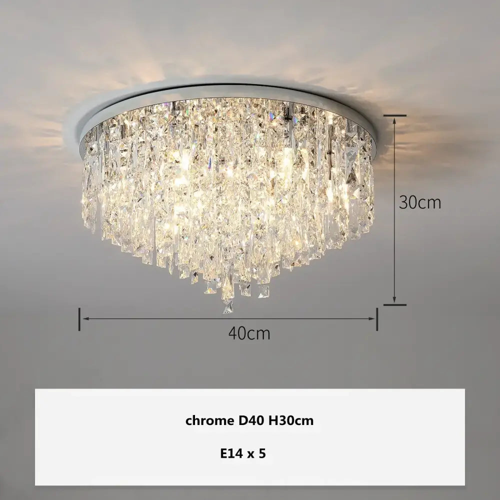 Modern art deco gold crystal steel led ceiling chandelier dining room
