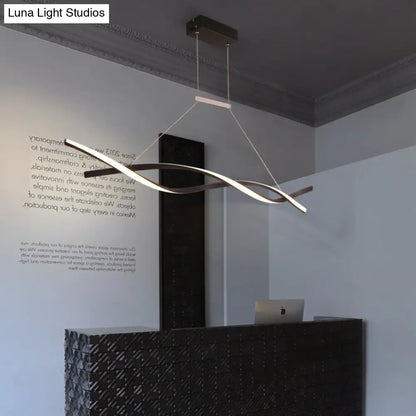 DecorBites™ Modern Art Deco LED Pendant Light for Reception Area