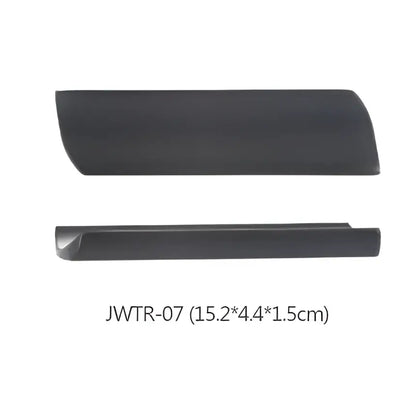 Modern asymmetrical black melamine plastic dipping sauce bowls dining