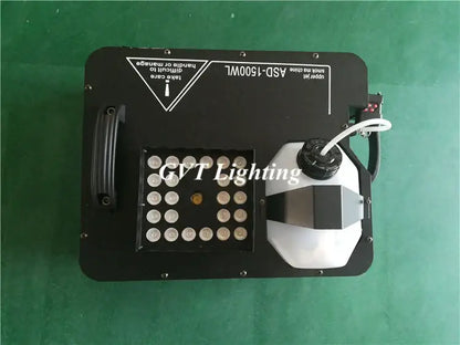 Modern black 1500w rgb led fog machine party room special effects