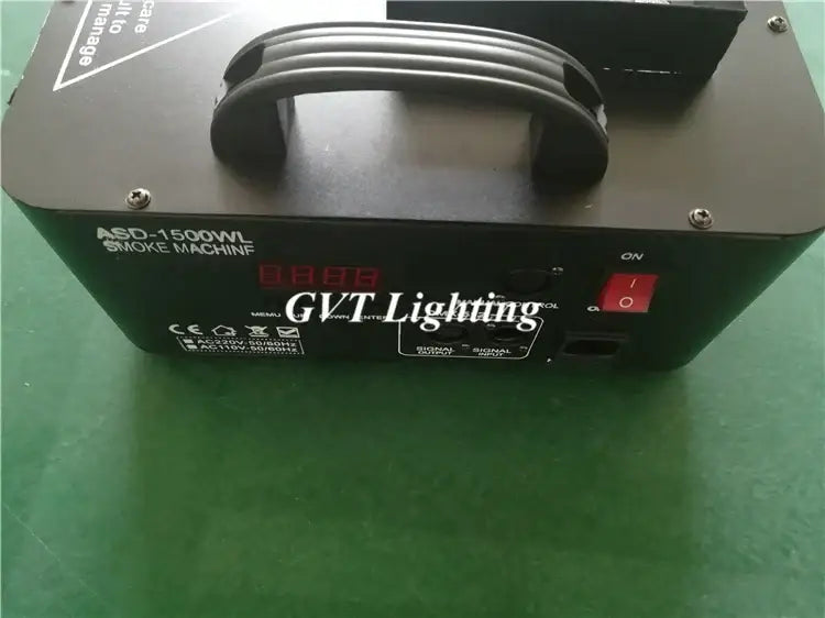 Modern black 1500w rgb led fog machine party room special effects