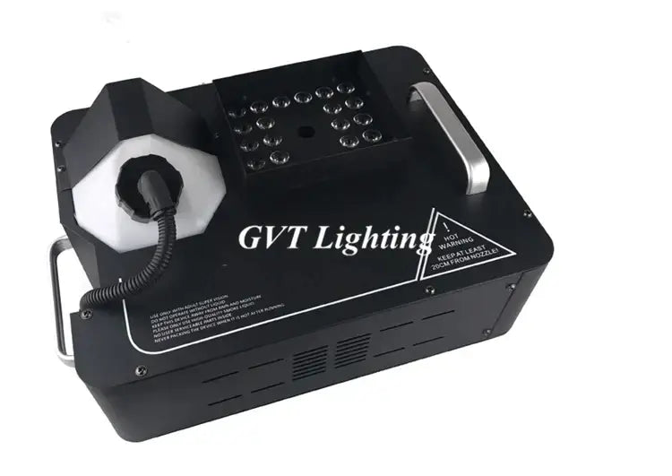 Modern black 1500w rgb led fog machine party room special effects