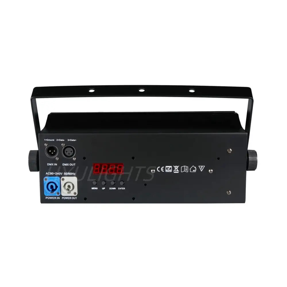 Modern black 2eyes cob led audience light for living room disco strobe