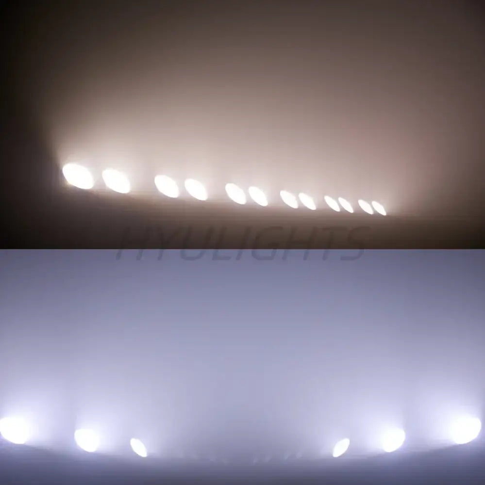 Modern black 2eyes cob led audience light for living room disco strobe