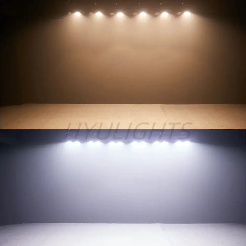 Modern black 2eyes cob led audience light for living room disco strobe