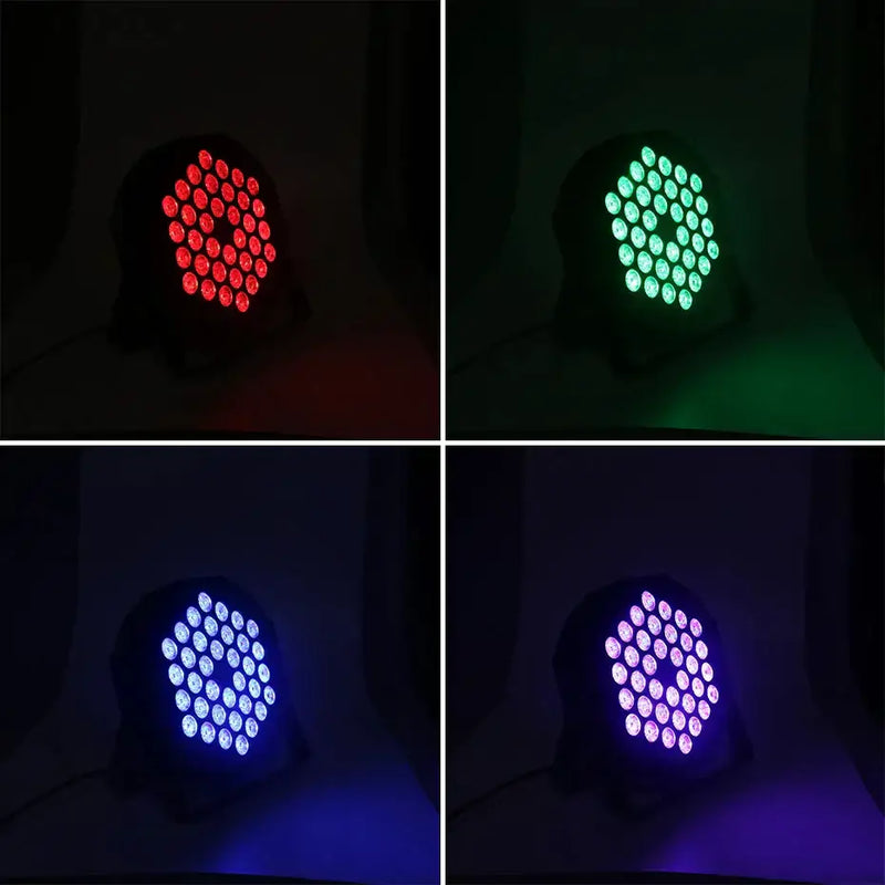 Modern black 36 led rgbw stage par light party room fixture