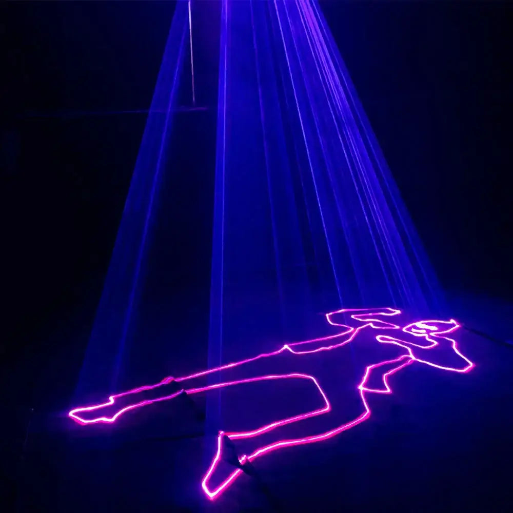 Modern black 3d laser lights rgb colorful living room disco beam