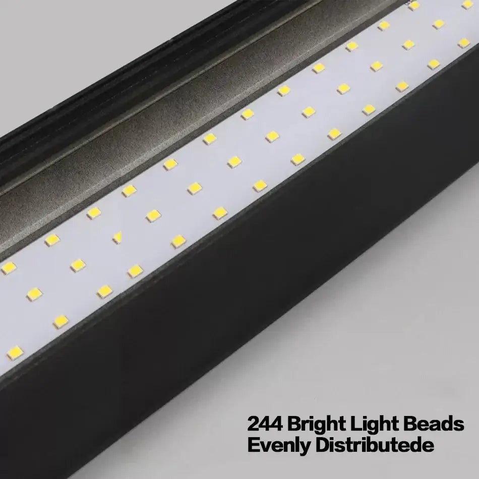 Modern black 60cm led track light office linear strip light