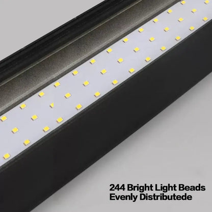 Modern black 60cm led track light office linear strip light