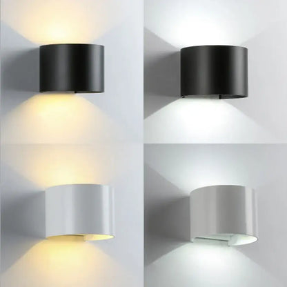 Modern black adjustable aluminum wall sconce – bedroom led light