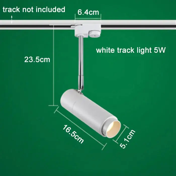 Modern black adjustable focus track lights commercial gallery light