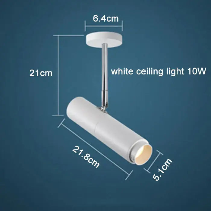 Modern black adjustable focus track lights commercial gallery light