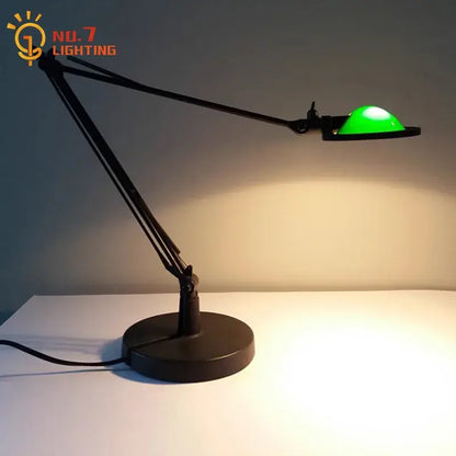 Modern black adjustable led desk lamp for study or bedroom