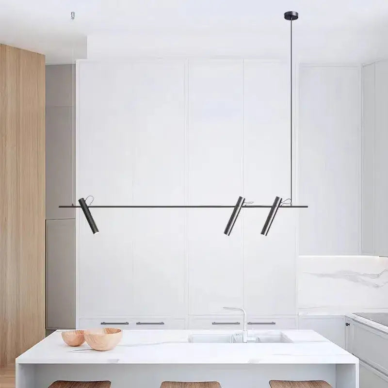 Modern black adjustable led spot light bedroom pendant