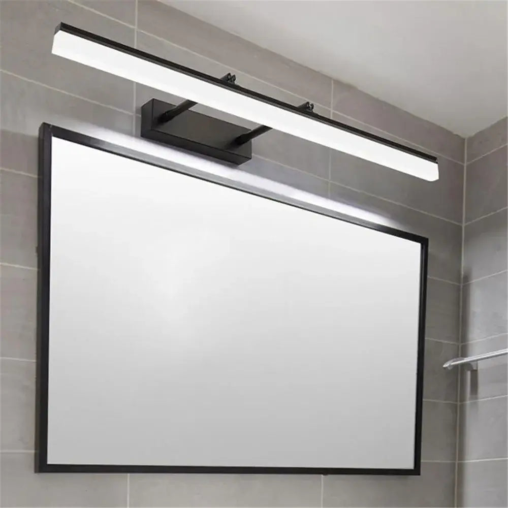 Modern black adjustable led vanity lights – bathroom wall fixture