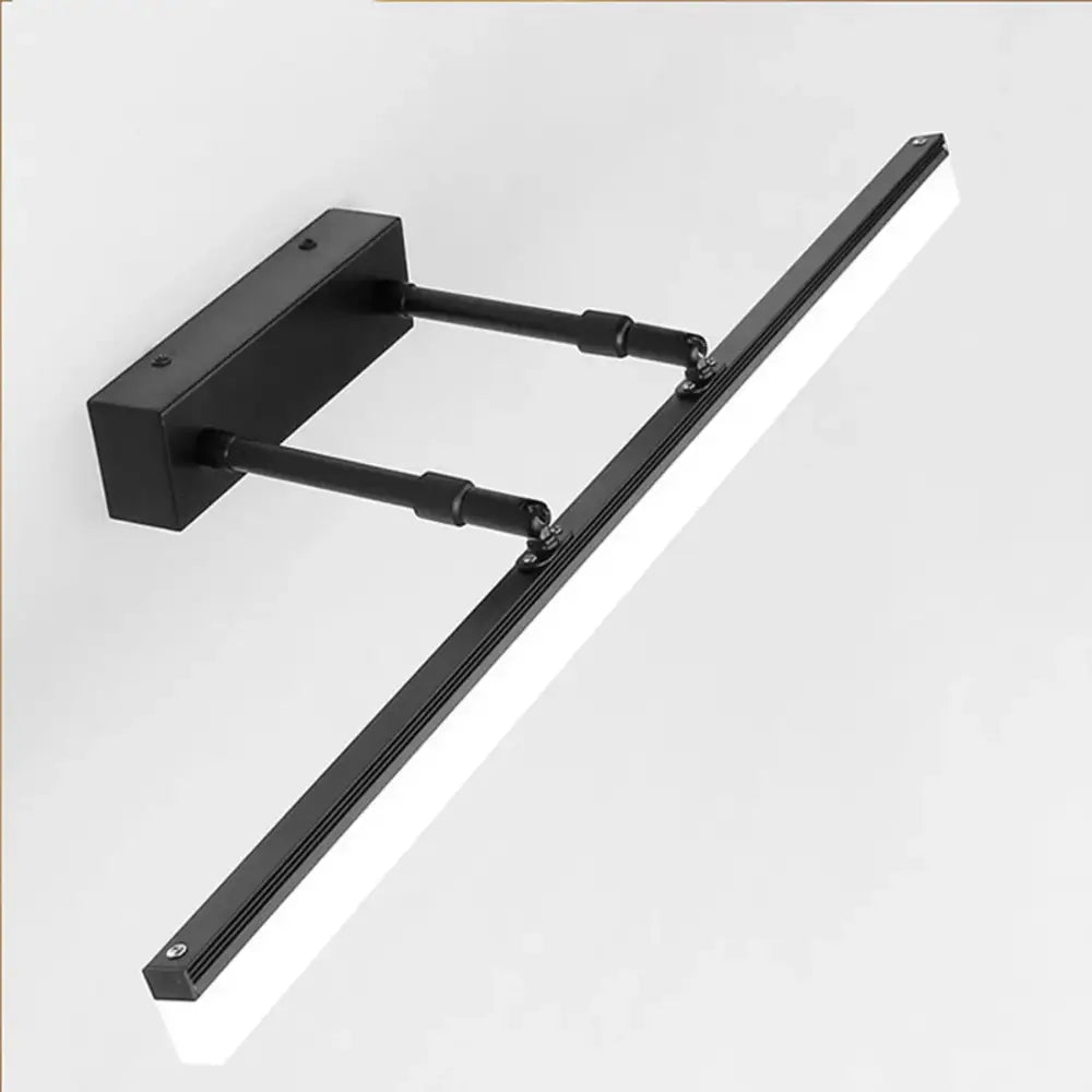 Modern black adjustable led vanity lights – bathroom wall fixture