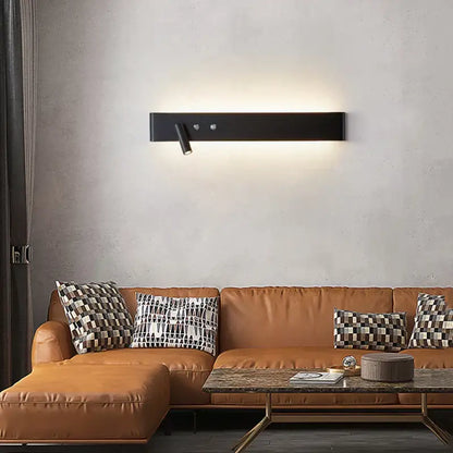 Modern black adjustable led wall lamp bedroom reading light