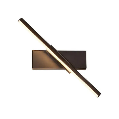 Modern black adjustable led wall sconce bedroom lamp