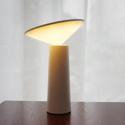 Modern black and beige led usb desk lamp touch sensor bedroom light