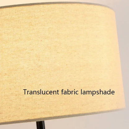 Modern black and beige led vertical floor lamp for living room