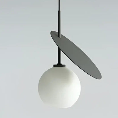 Modern black and crimson glass cherry pendant light dining room