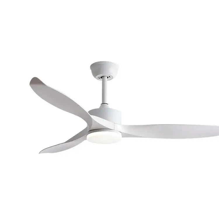 Modern black and dark wood copper dc ceiling fan living room remote