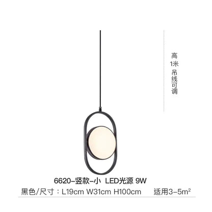 Modern black and gold trumpet pendant light for dining room