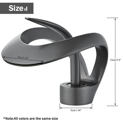Modern black and grey waterfall mixer tap bathroom basin faucet