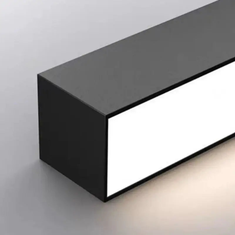 Modern black and metallic led ceiling light for living room