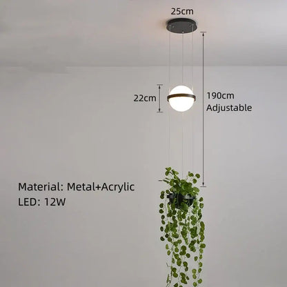 Modern black and white acrylic ball wall lights bedroom sconces