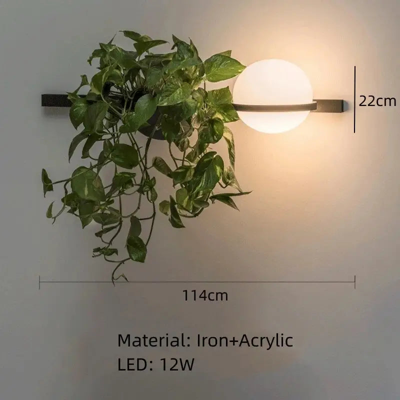 Modern black and white acrylic ball wall lights bedroom sconces