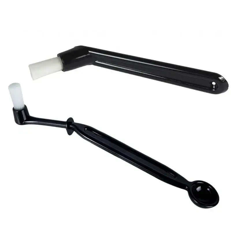 Modern black and white coffee machine brush kitchen cleaning tool